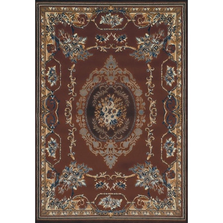 Rlm Distribution 7 ft. 10 in. x 10 ft. 6 in. Manhattan Lexington Oversize Rug, Brown HO2625455